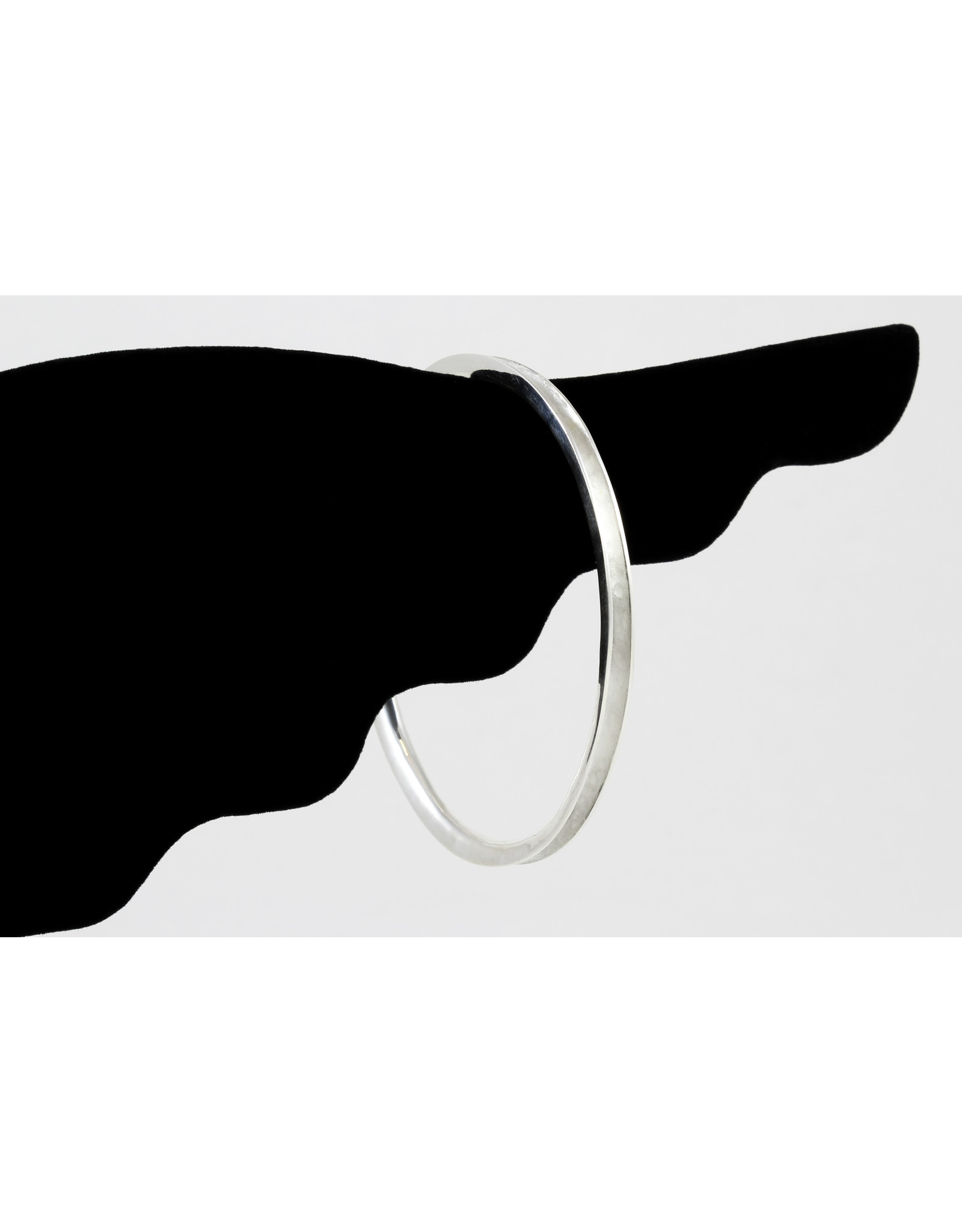 Karen Wawer Pure Silver Anticlastic Bangle by Karen Wawer