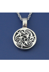 Piper Pewter Celtic Knot Spiral Pendant