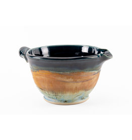 Linda Wright Mixing Bowl in Oceanic Glaze by Big Hill Pottery