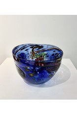 Glass Artisans/Wendy Smith Van Gogh Bowl, large, blown glass, Glass Artisans