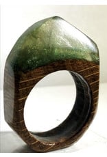 Toni Bruederich Wood Epoxy Fusion Rings by Toni Bruederich