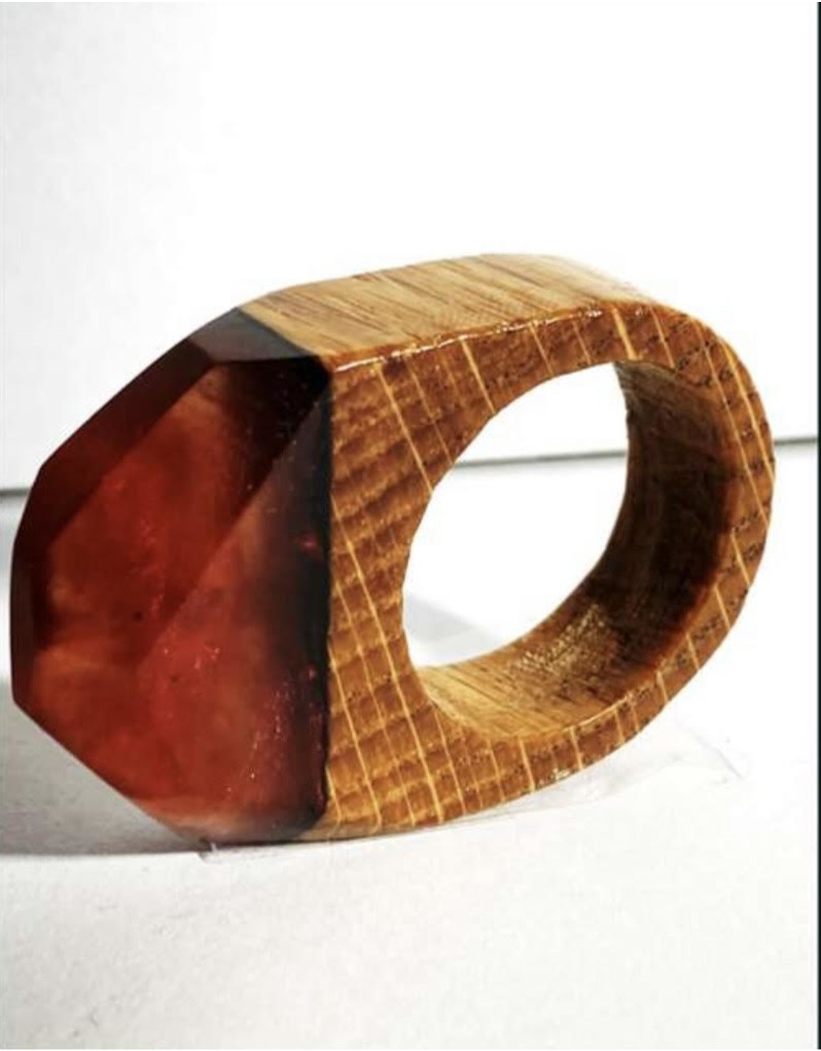 Toni Bruederich Wood Epoxy Fusion Rings by Toni Bruederich