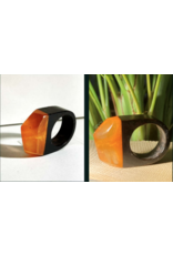 Toni Bruederich Wood Epoxy Fusion Rings by Toni Bruederich