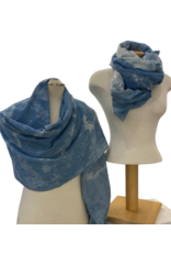 Katelin Theriault (Cedar Bay Sage) Organic Cotton Shawl/Scarf by Katelin Theriault