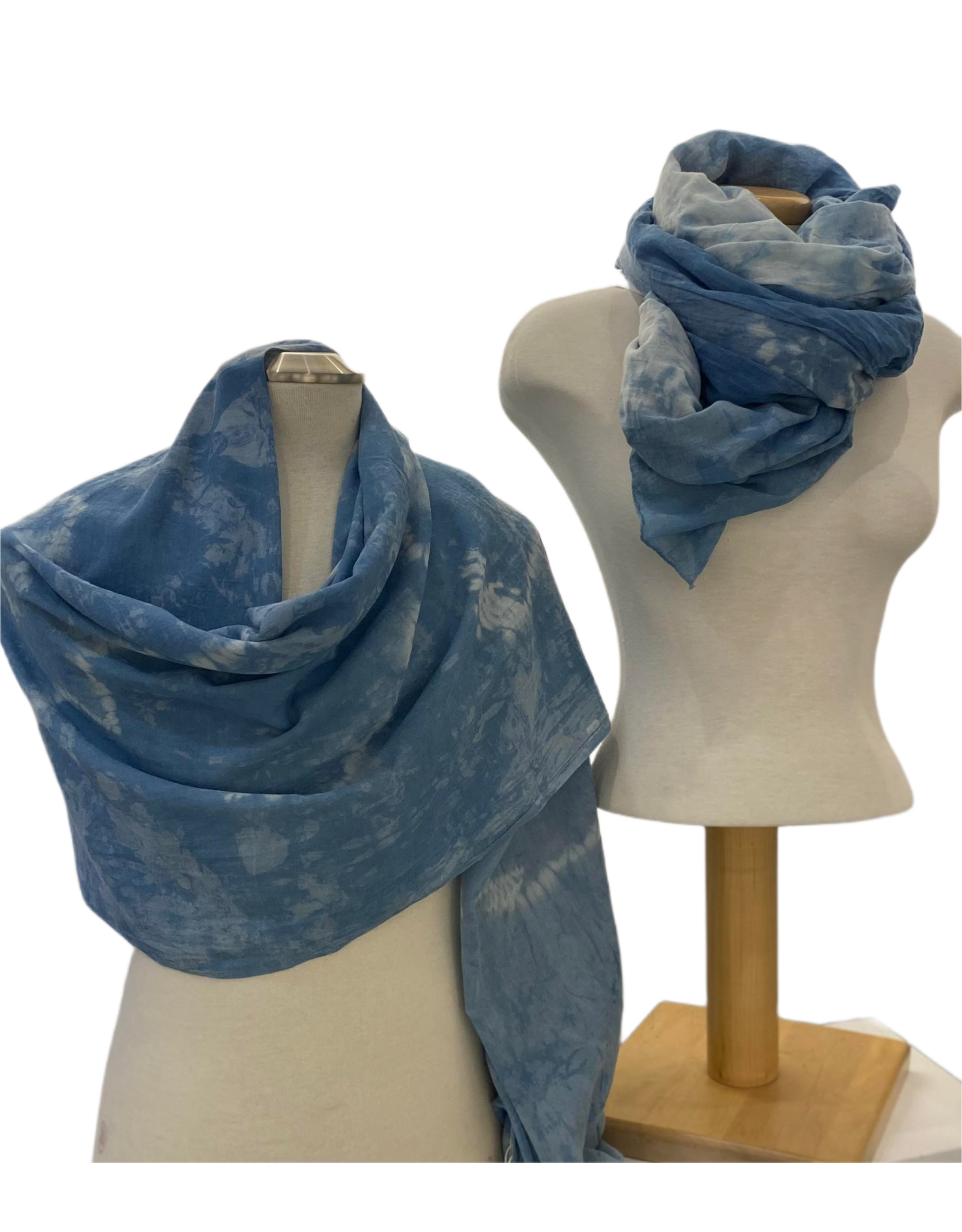 Katelin Theriault (Cedar Bay Sage) Organic Cotton Shawl/Scarf by Katelin Theriault