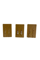 Michele Nicholson/Benac Jewellery Snowman Earrings, 14 K Gold Fill by Michele Benac Nicholson