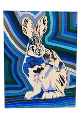 Mary Larade Snowshoe Hare, original acrylic by Mary Larade