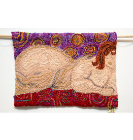 Joan MacKenzie Bountiful, hooked wall hanging by Joan MacKenzie