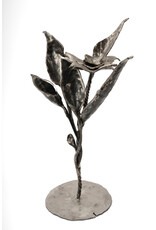 Richard Boudreau Forged Steel Tall Flower by Richard Boudreau