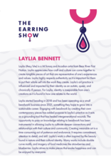 Laylia Bennett Blackberries by Laylia Bennett, The Earring Show 2024 (SOLD)
