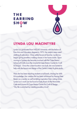Lynda Lou MacIntyre Past Finds by Lynda Lou MacIntyre, The Earring Show 2024 (SOLD)