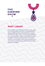 Mary Larade Oak Leaves by Mary Larade, The Earring Show 2024 (SOLD)