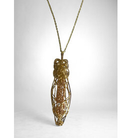 Michele Nicholson/Benac Jewellery Copper Head in 14k gold fill by Michel Benac