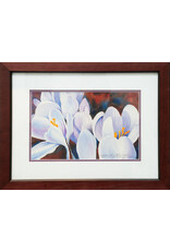 Lynda Lou MacIntyre Crocuses, original watercolour by Lynda Lou MacIntyre