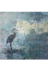 Sara Lamond Patience, Mixed Media on 20x20 Board by Sara Lammond