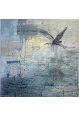 Sara Lamond Patience, Mixed Media on 20x20 Board by Sara Lammond