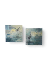 Sara Lamond Patience, Mixed Media on 20x20 Board by Sara Lammond