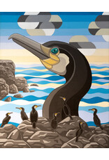 Dan Gee 'Cormorants' original acrylic painting by Dan Gee