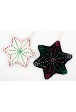 Katelin Theriault (Cedar Bay Sage) Hand Embroidered Ornaments by Katelin Theriault