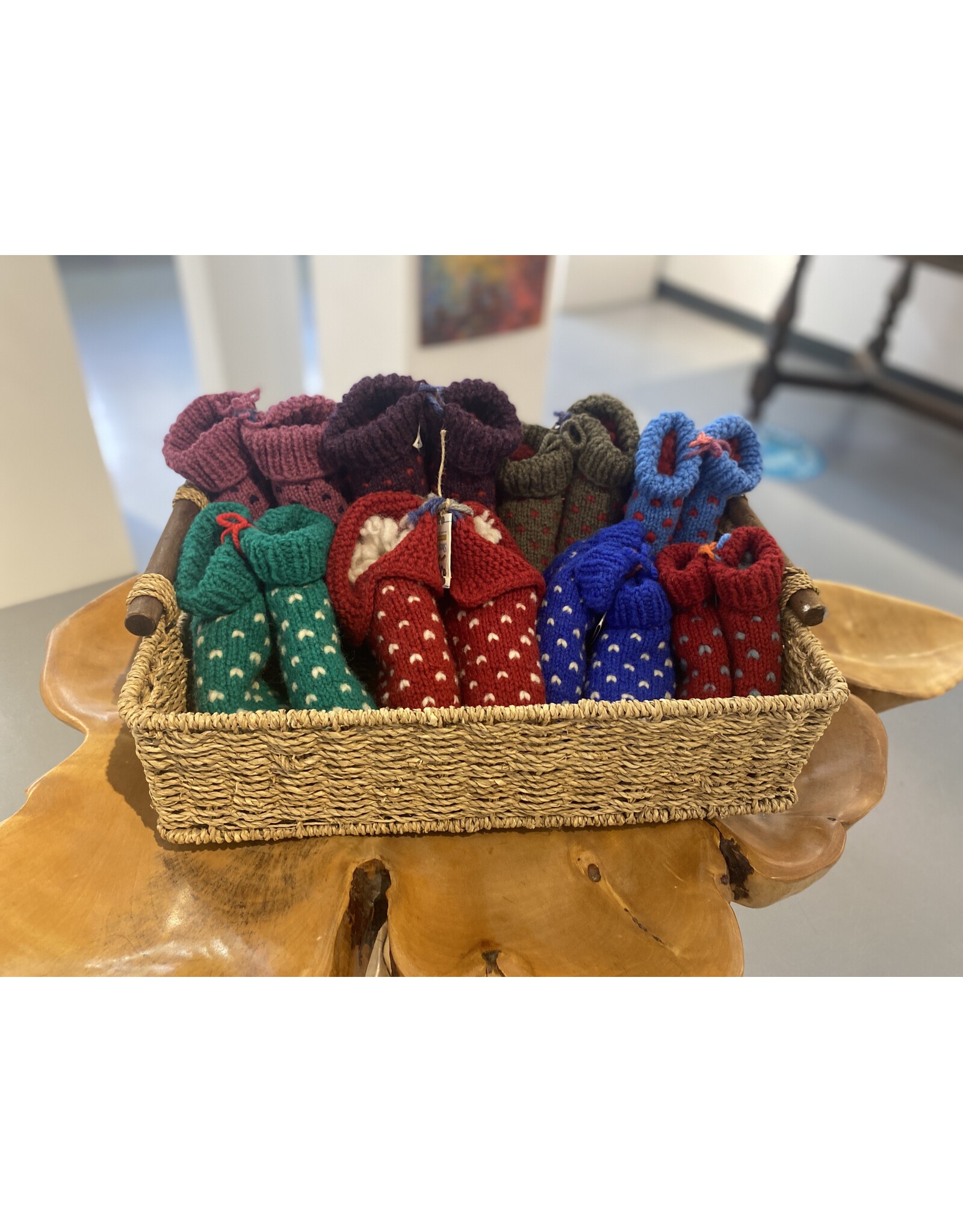 Sheep's Clothing/Lester Wood and Lynne Pascoe Children's Thrummed Slippers by Sheep's Clothing
