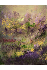 Juana Moreland Purple Passion, original acrylic by Juana Moreland