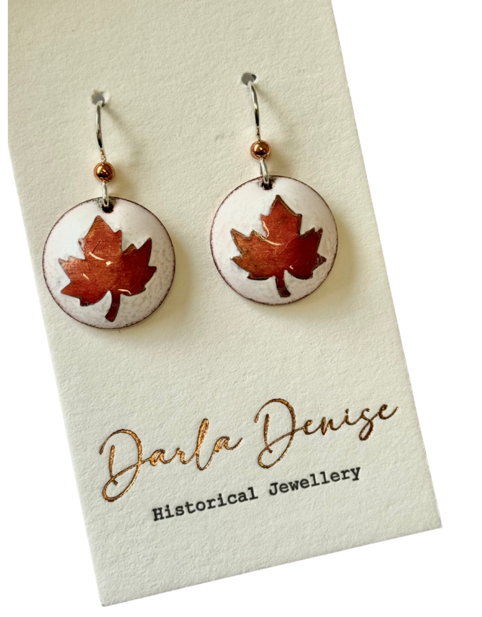 Glass Artisans/Wendy Smith Penny Art Earrings