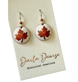 Glass Artisans/Wendy Smith Penny Art Earrings