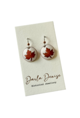 Glass Artisans/Wendy Smith Penny Art Earrings