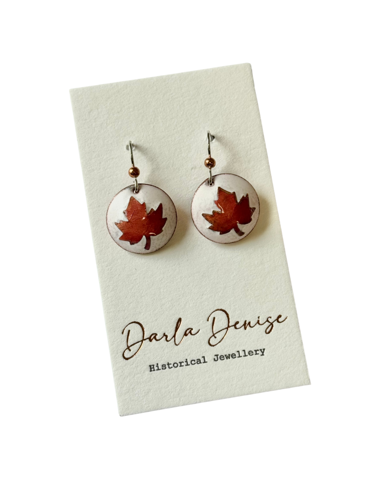 Glass Artisans/Wendy Smith Penny Art Earrings