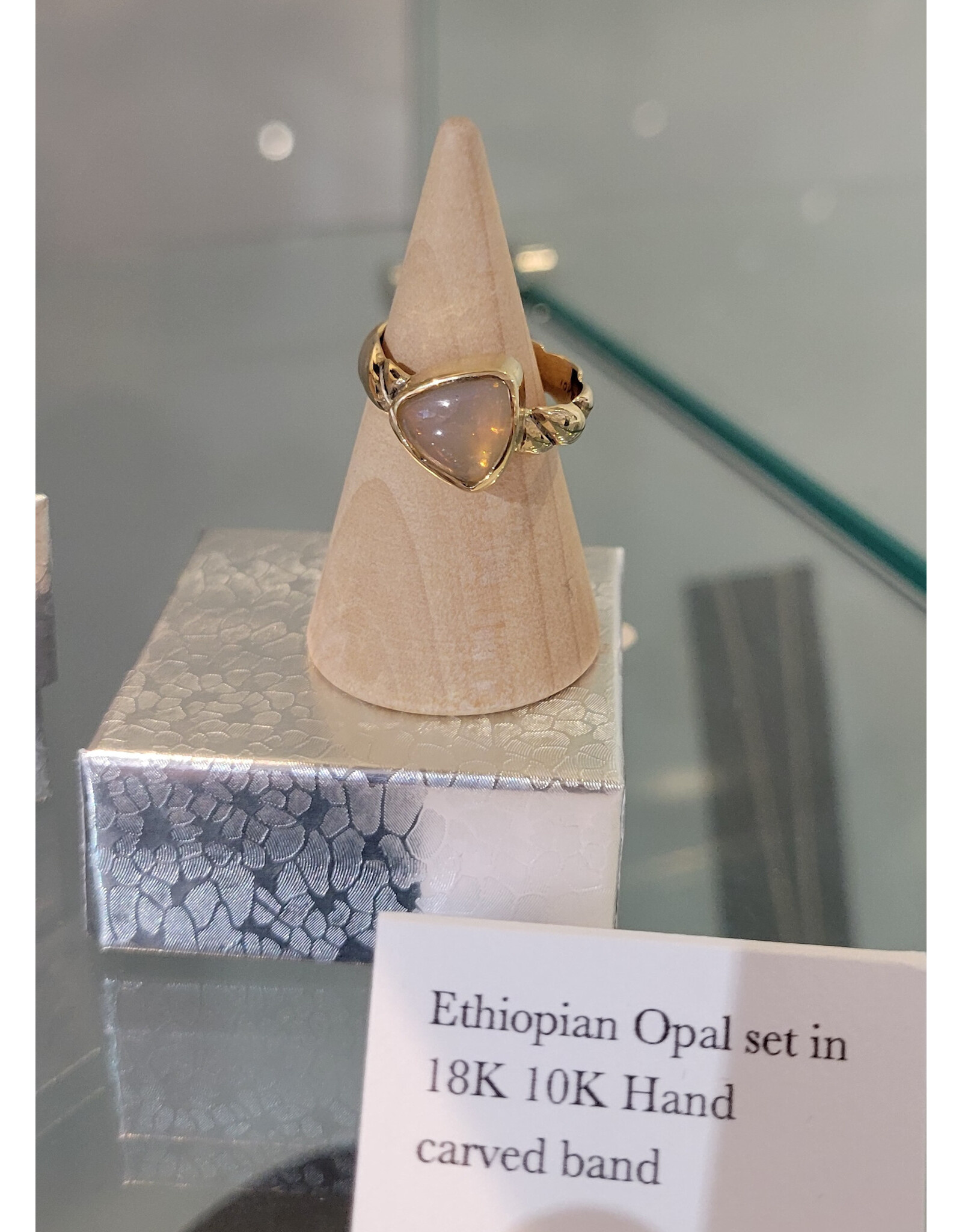 Karen Wawer Ring, Ethiopian Opal by Karen Wawer