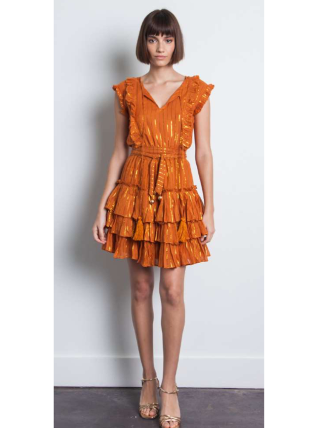 karina grimaldi achu mini dress