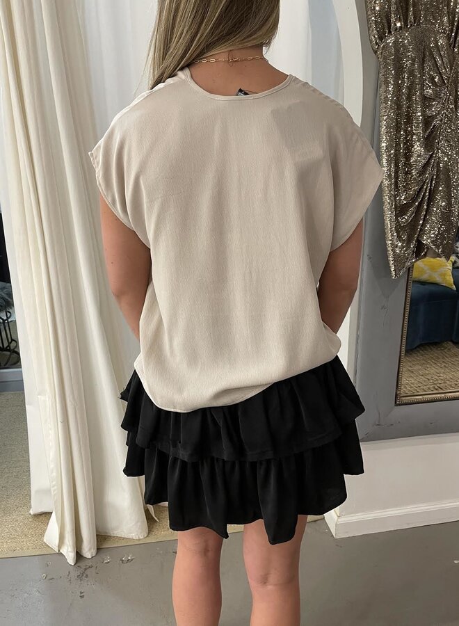 Muche & Muchette- Yao Mini Skirt- Black