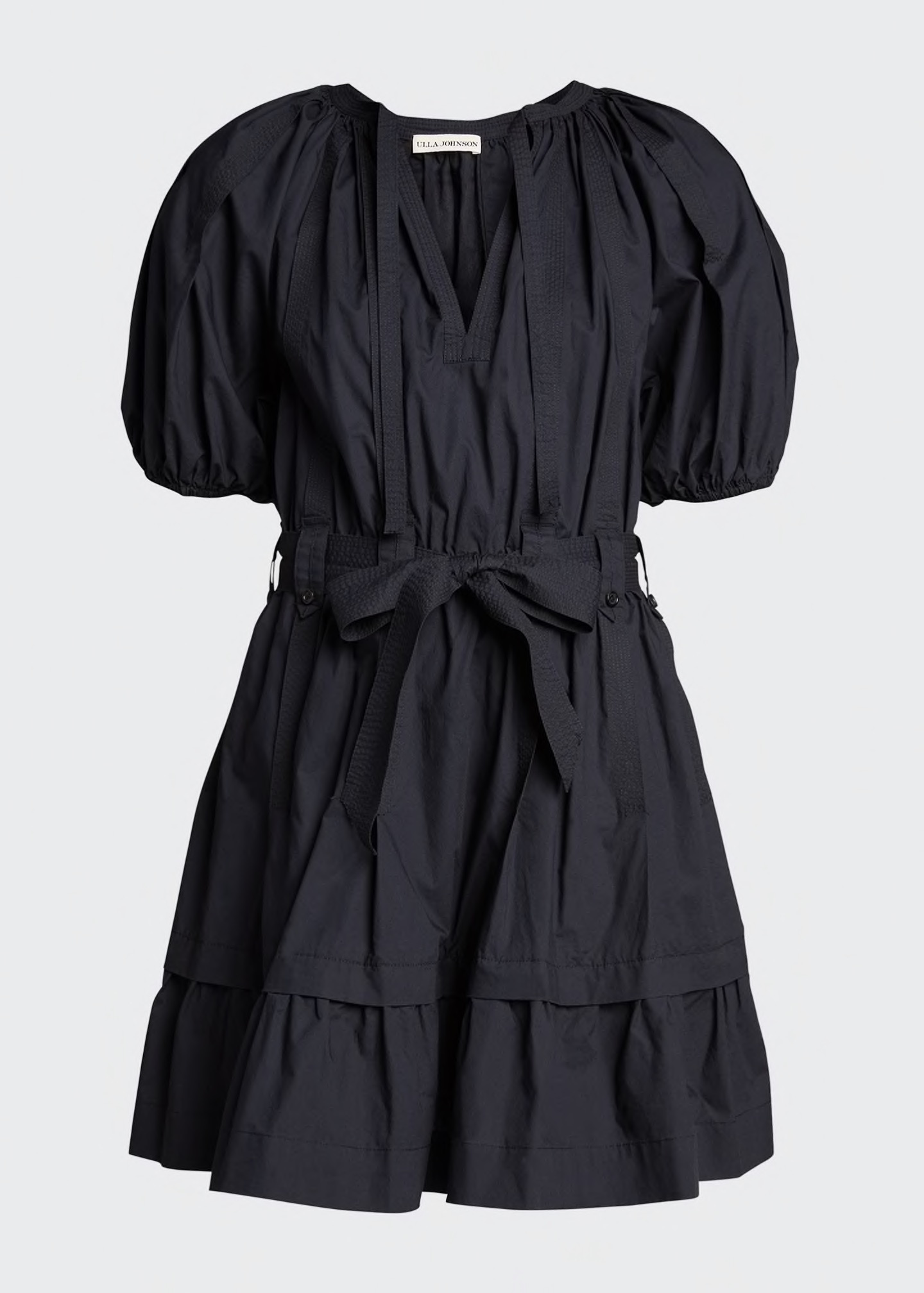 Ulla Johnson- Mica Dress- Noir - Dukes 