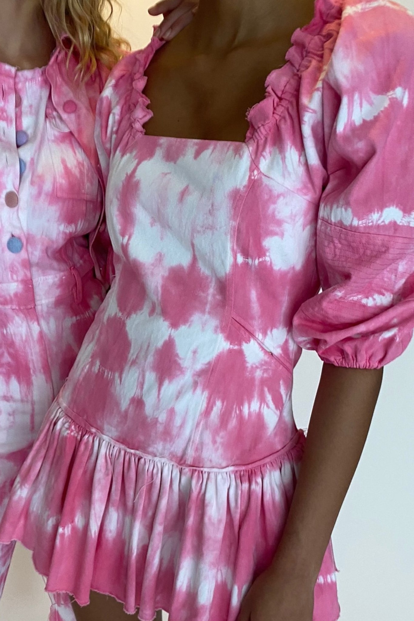 Love Shack Fancy- Chai Dress- Hibiscus 