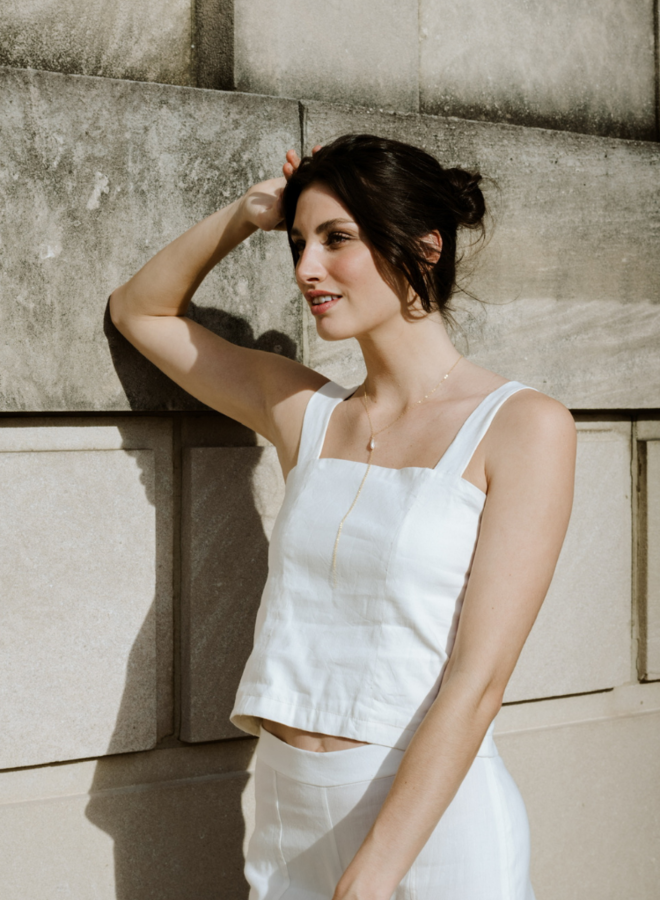 Natalie Busby- The Babe Tank- Ivory