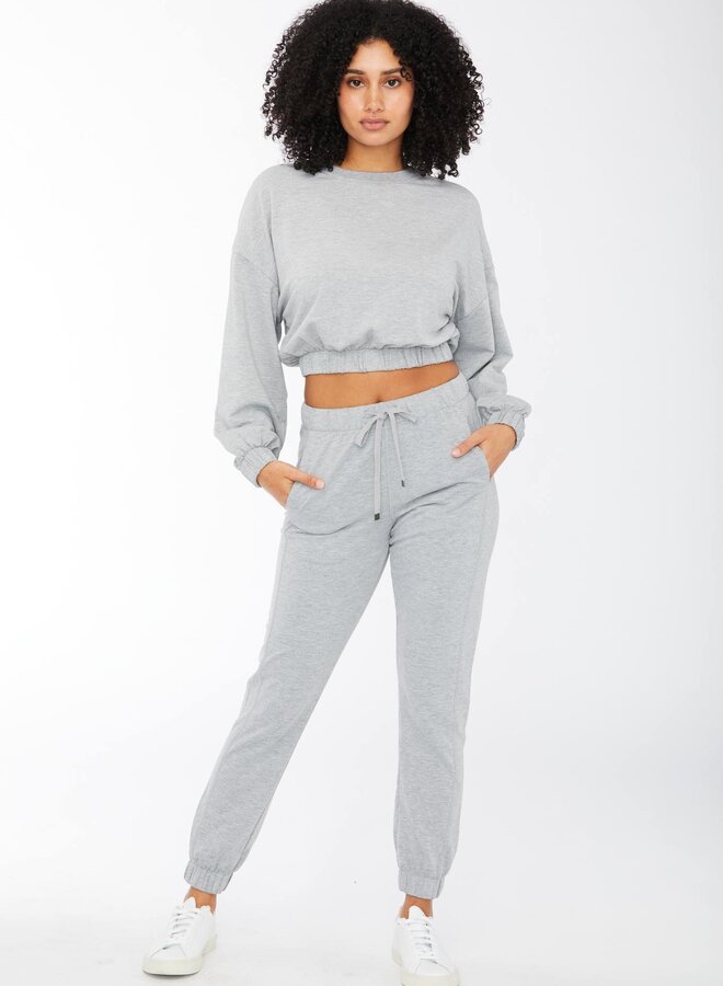 Sundays- Evi Top- Heathered Grey