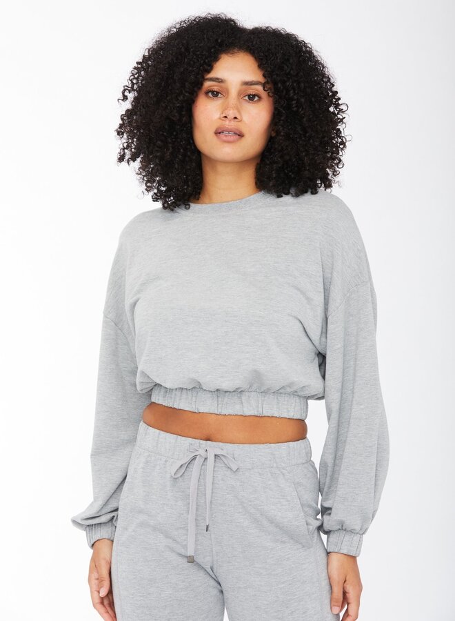 Sundays- Evi Top- Heathered Grey