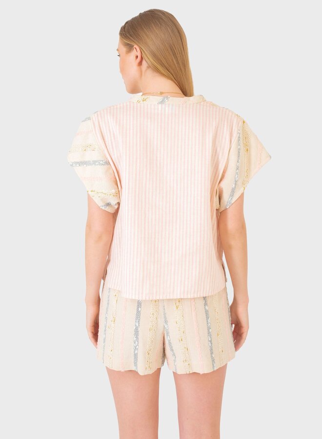 Koch- Audrey Top- Cabana Stripe