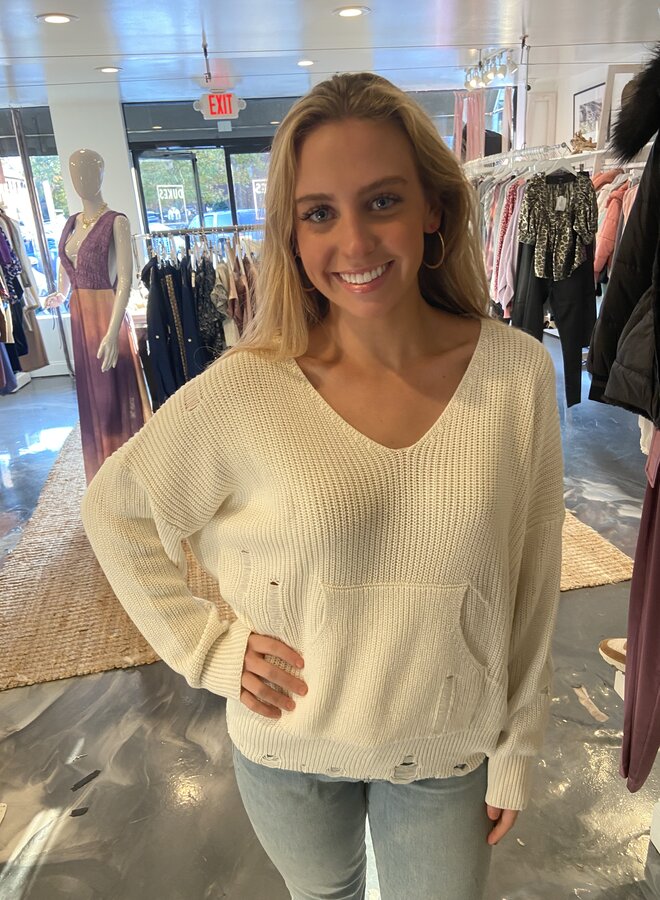 JS71- Melbourne Cream Sweater