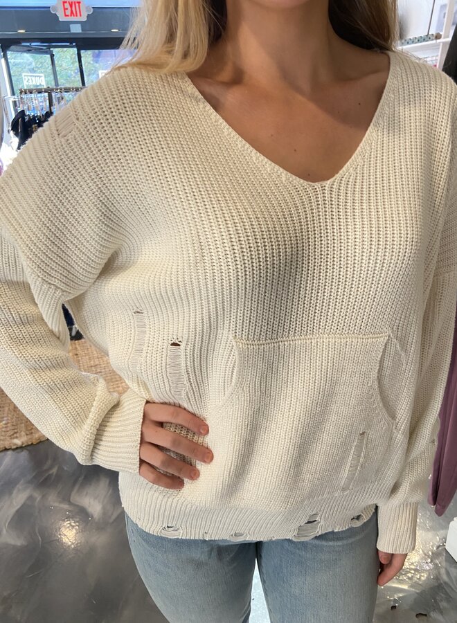 JS71- Melbourne Cream Sweater
