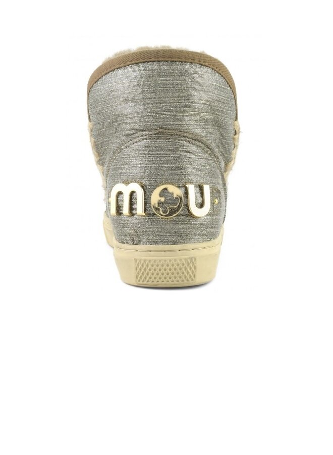 Mou- Eskimo Sneaker- 3D Glitter Dark Stone