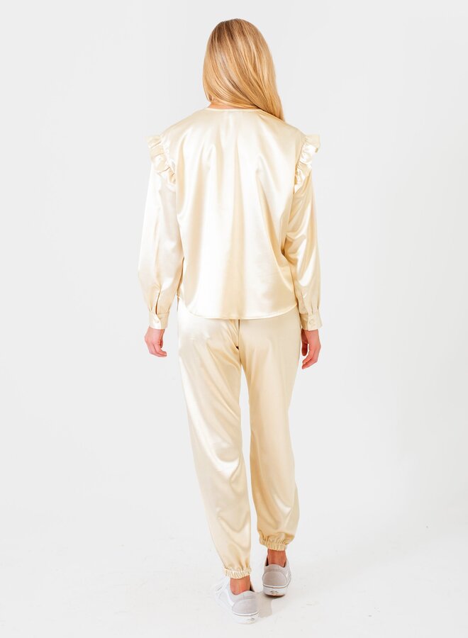 Koch- Iris Top- Champagne Polysatin