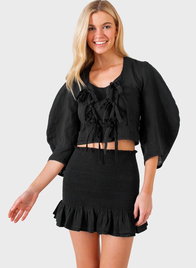 Koch- Nicole Skirt- Jetblack Cotton