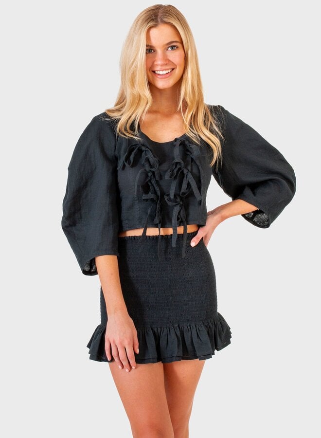 Koch- Nicole Skirt- Jetblack Cotton