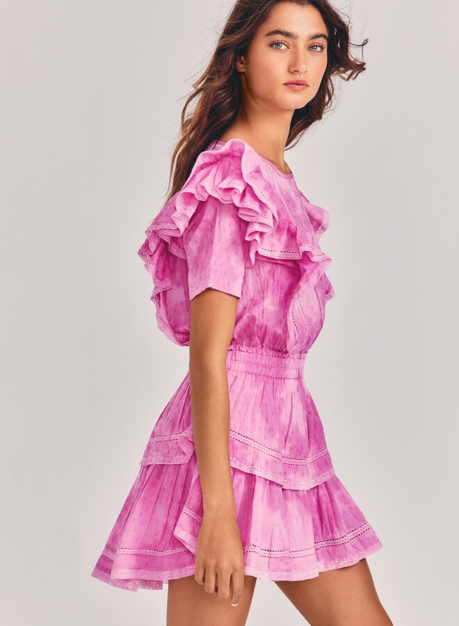 Love Shack Fancy- Natasha Dress- Begonia Hand Dye