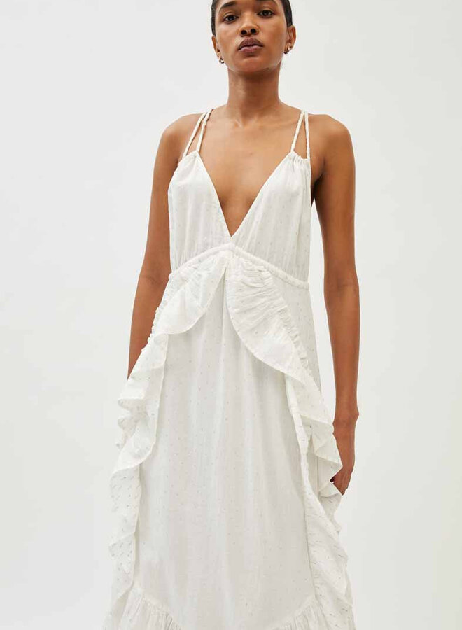 Mariacher- Gleam Maxi Dress- White