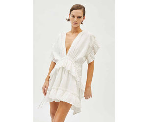 Mariacher-Gleam Mini Dress- White - Dukes Online