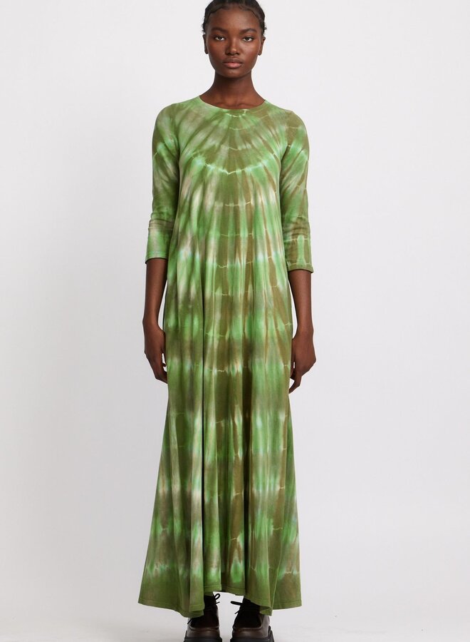 Raquel Allegra- Drama Maxi Dress- Forest