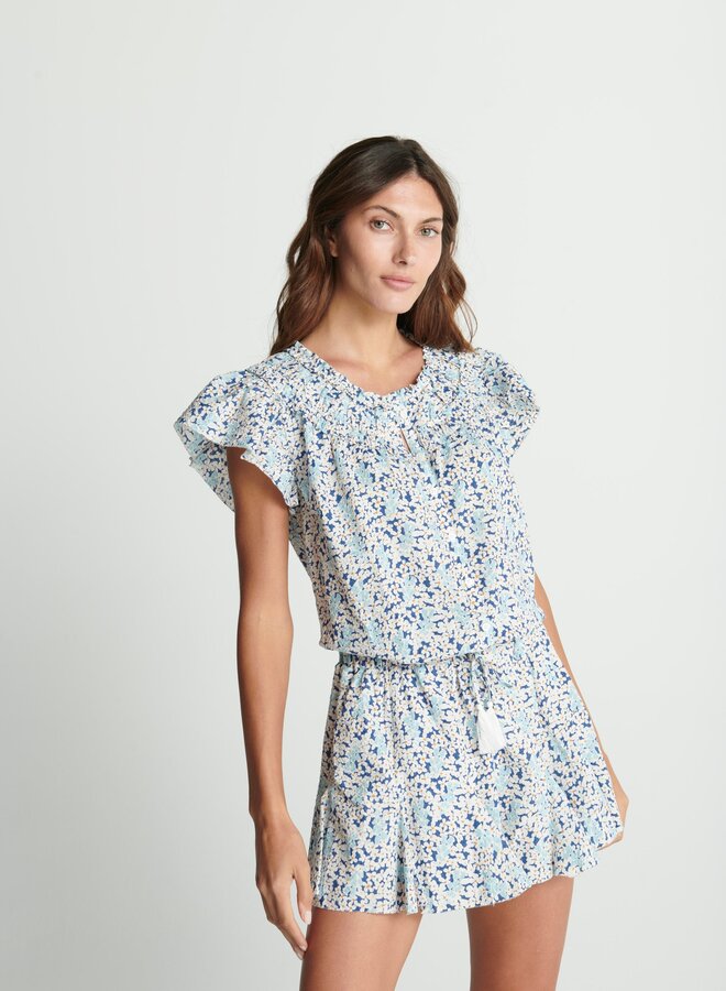 Sundays- Harley Romper- Indigo Bloom