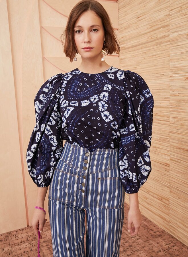 Ulla Johnson- Eliza Blouse- Indigo